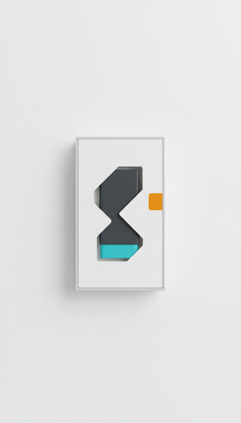 Branded USB Drive Minimalist Packaging